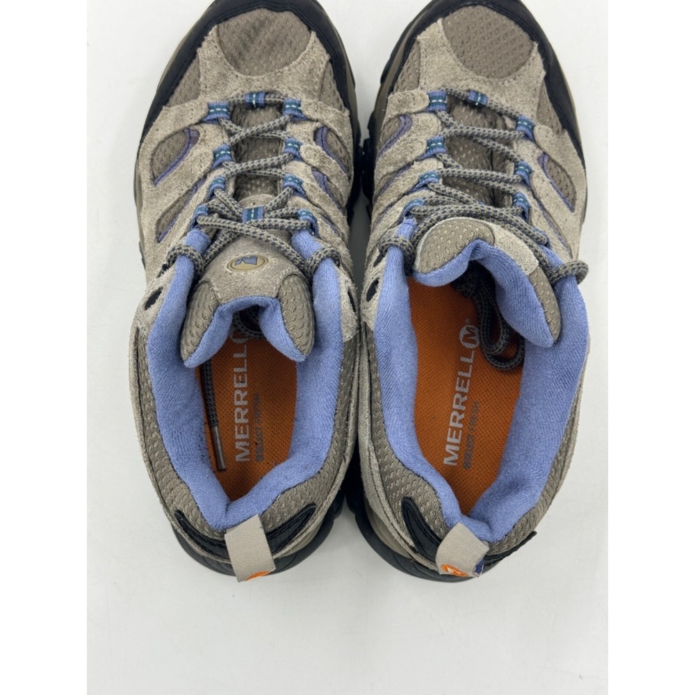 Merrell Women Moab‎ 2 Aluminum/Marlin Continuum Ortholite Hiking Shoe Sz 7 - Picture 9 of 10